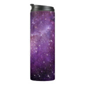 Dunkle Lila Galaxie Starry Night Thermal Tumbler Thermosbecher (Nach rechts gedreht)