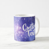 Dunkle Lila Galaxy-Tasse Kaffeetasse (VorderseiteRechts)