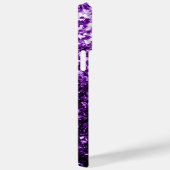 Dunkle Lila Imitate glänzen Glitzer Glitzern Case-Mate iPhone Hülle (Rückseite / Rechts)