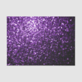 Dunkle Lila Imitate glänzen Glitzer Glitzern Seidenpapier (Vorderseite)