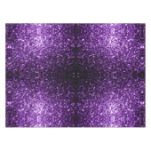 Dunkle Lila Imitate glänzen Glitzer Glitzern Tischdecke (Vorderseite (Horizontal))