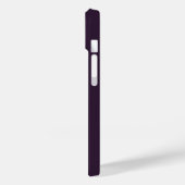 Dunkle Lila iPhone 14 Fall Case-Mate iPhone Hülle (Rückseite / Links)