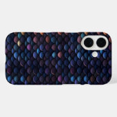 Dunkle Lila kleine Skala Case-Mate iPhone Hülle (Rückseite (Horizontal))
