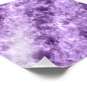 Dunkle Lila Krummstoff Textur Fotodruck (Ecke)