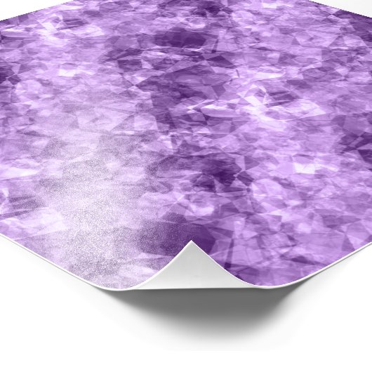 Dunkle Lila Krummstoff Textur Fotodruck (Ecke)