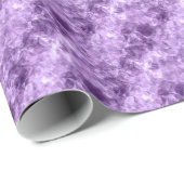 Dunkle Lila Krummstoff Textur Geschenkpapier (Rolleneckpunkt)