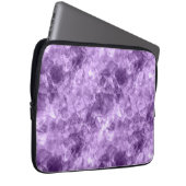 Dunkle Lila Krummstoff Textur Laptopschutzhülle (Vorne Rechts)