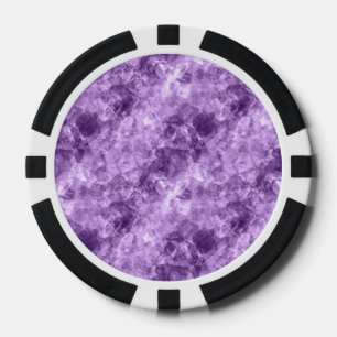 Dunkle Lila Krummstoff Textur Pokerchips