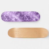 Dunkle Lila Krummstoff Textur Skateboard (Horizontal)