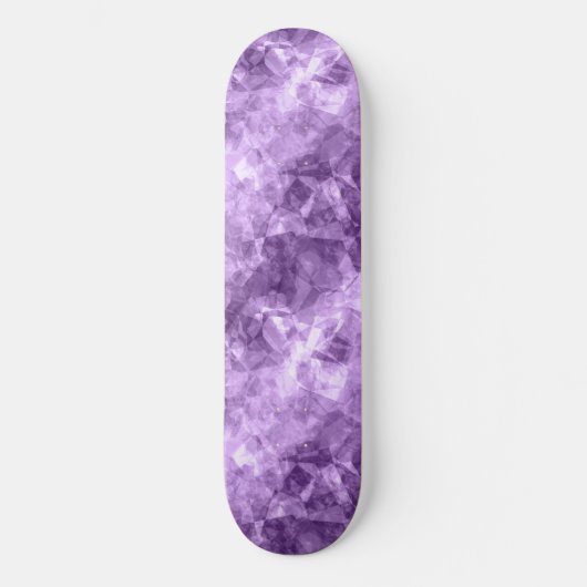 Dunkle Lila Krummstoff Textur Skateboard (Vorderseite)