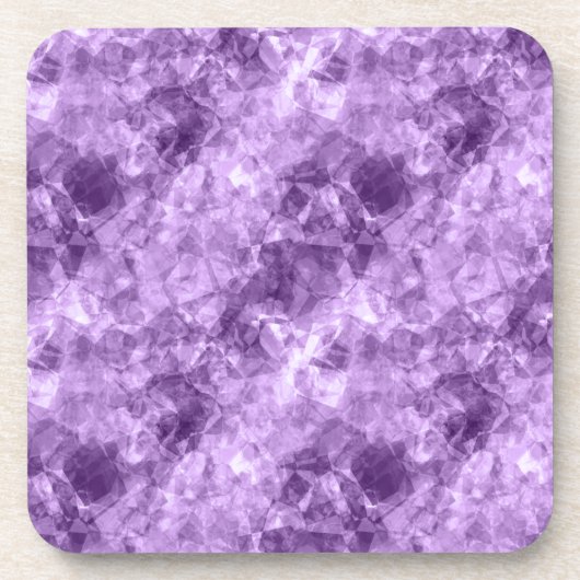 Dunkle Lila Krummstoff Textur Untersetzer (Vorderseite)