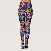 Dunkle, Lila Leggings (Rückseite)