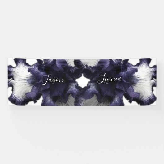 Dunkle Lila Minimalistische Radiant diaphanous Mod Banner (Horizontal)