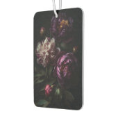 Dunkle Lila Peonies Blume Bouquet Öl Malerei Autolufterfrischer (Links)