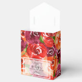 Dunkle Lila Red Orange Blume Geschenkschachtel (Geöffnet)