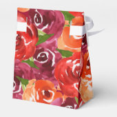 Dunkle Lila Red Orange Blume Geschenkschachtel (Rückseite)