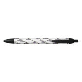 Dunkle Lila Rose Schreibstift Kugelschreiber (Rückseite)