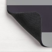Dunkle Lila und graue, einfache extra breite Strei Mousepad (Ecke)