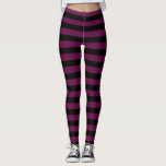 Dunkle Lila und schwarze Fun Halloween Streifen Leggings<br><div class="desc">Nimm diese Leggings, die du an Halloween tragen kannst, um irgendein Halloween-Kostüm oder Outfit zu vollenden. Trage sie den ganzen Oktober. Tragen Sie sie zu jeder Jahreszeit mit normaler Kleidung. Mach endlich deine Halloween-Kostüme fertig. Erhältlich in verschiedenen Farbtönen, darunter Grün, Orange, Rosa, Blau, lila mit Schwarz, Weiß oder zwei Farben....</div>