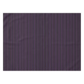 Dunkle lila und schwarze Streifen Tischdecke (Vorderseite (Horizontal))