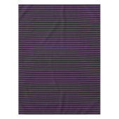 Dunkle lila und schwarze Streifen Tischdecke (Vorderseite)