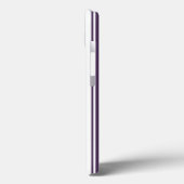 Dunkle lila und weiße Streifen aus Süßigkeiten Cas Case-Mate iPhone Hülle (Rückseite / Links)