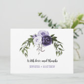 Dunkle Lila Violetspinne Danke an die Karten (Stehend Vorderseite)