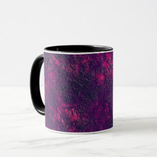 Dunkle lila violette Textur Wildledermarmor g Tasse