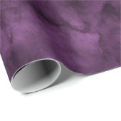 Dunkle Lila Wasserfarbe Geschenkpapier (Rolleneckpunkt)