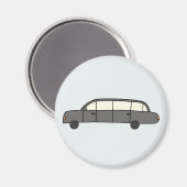 Dunkle Limousine Magnet (Vorderseite/Rückseite)
