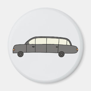Dunkle Limousine Magnet