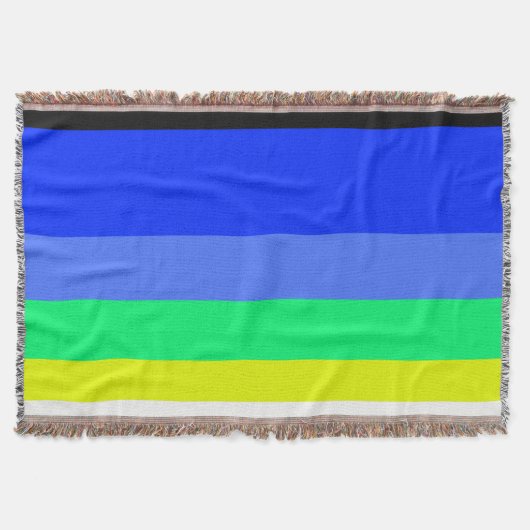 Dunkle Linien Decke (Vorderseite)