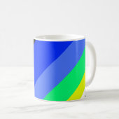 Dunkle Linien Kaffeetasse (VorderseiteRechts)