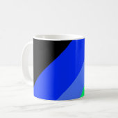 Dunkle Linien Kaffeetasse (Vorderseite Links)