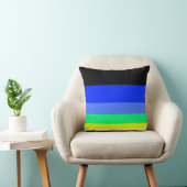 Dunkle Linien Kissen (Stuhl )