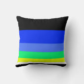 Dunkle Linien Kissen (Rückseite)