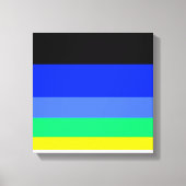 Dunkle Linien Leinwanddruck (Vorderseite)