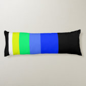 Dunkle Linien Seitenschläferkissen (Rückseite)