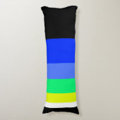 Dunkle Linien Seitenschläferkissen (Vorderseite Vertikal)