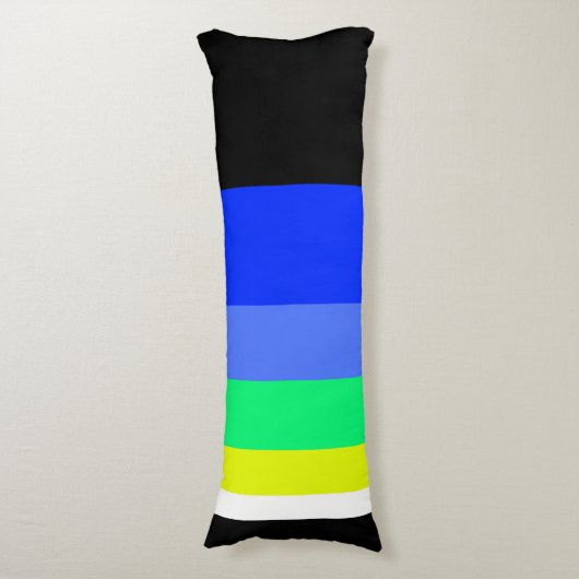 Dunkle Linien Seitenschläferkissen (Vorderseite Vertikal)