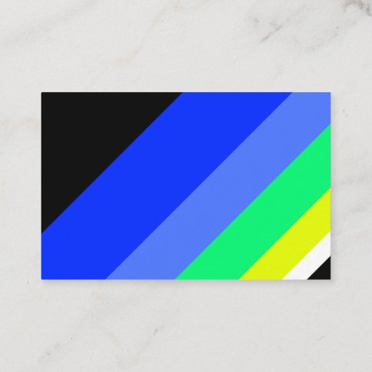 Dunkle Linien Visitenkarte (Rückseite)