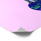 Dunkle Mädchen regieren die Welt Poster (Ecke)