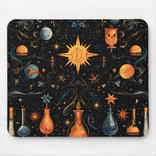Dunkle Magie-Alchimie Mousepad (Vorne)