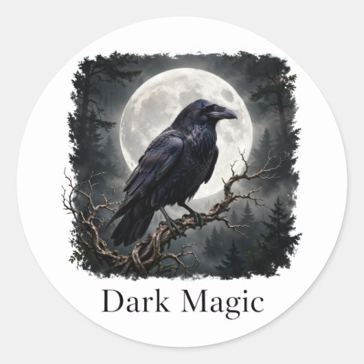 Dunkle Magie Aufkleber (Vorderseite)