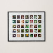 Dunkle Märchen-Charakter-Collage Puzzle (Horizontal)