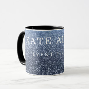 Dunkle Marmorschifffahrt Abstrakt Tasse