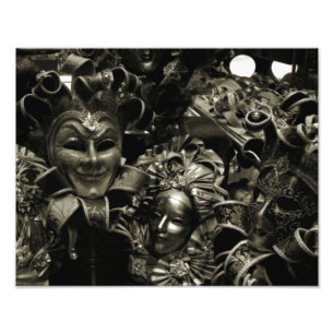 Dunkle Maskerade Fotodruck