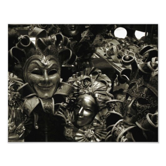 Dunkle Maskerade Fotodruck (Vorne)