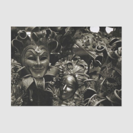 Dunkle Maskerade Seidenpapier (Vorderseite)