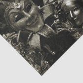 Dunkle Maskerade Seidenpapier (Ausschnitt)